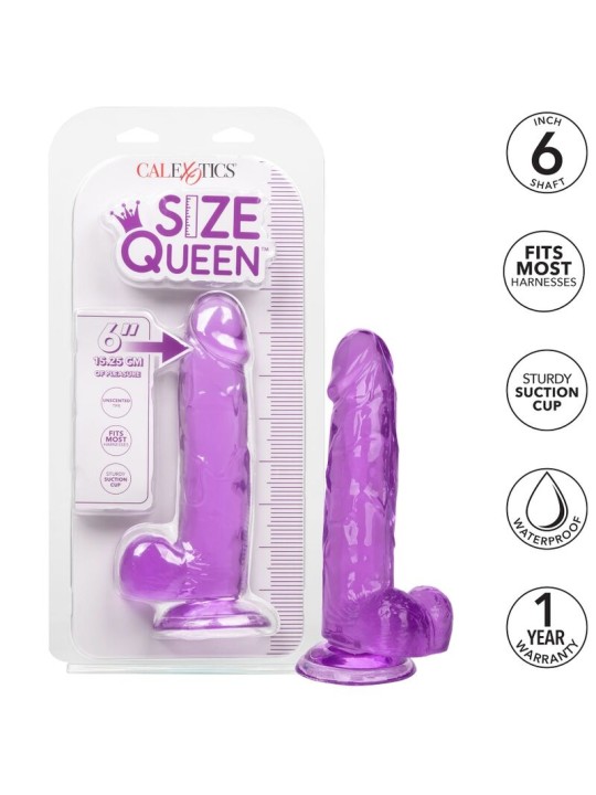 CALEXOTICS SIZE QUEEN DILDO LILA 153 CM