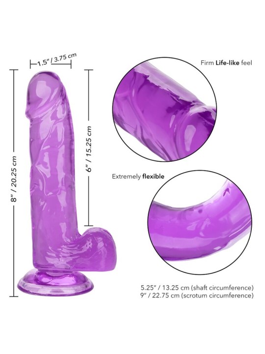 CALEXOTICS SIZE QUEEN DILDO LILA 153 CM