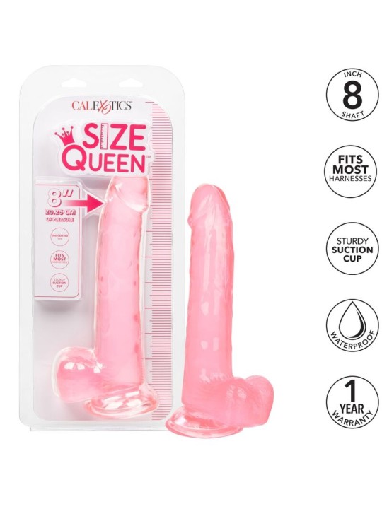 CALEXOTICS SIZE QUEEN DILDO ROSA 203 CM