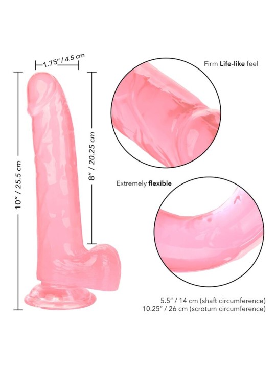 CALEXOTICS SIZE QUEEN DILDO ROSA 203 CM