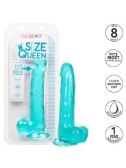 CALEXOTICS SIZE QUEEN DILDO AZUL 203 CM