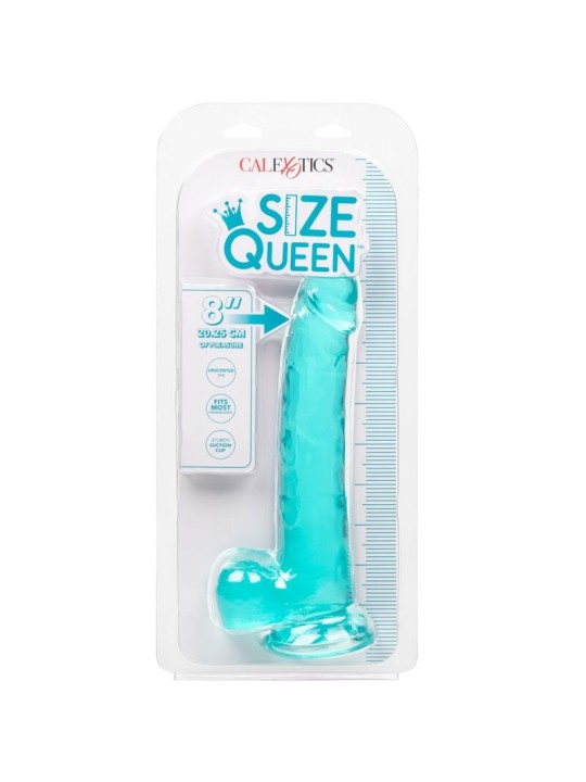 CALEXOTICS SIZE QUEEN DILDO AZUL 203 CM