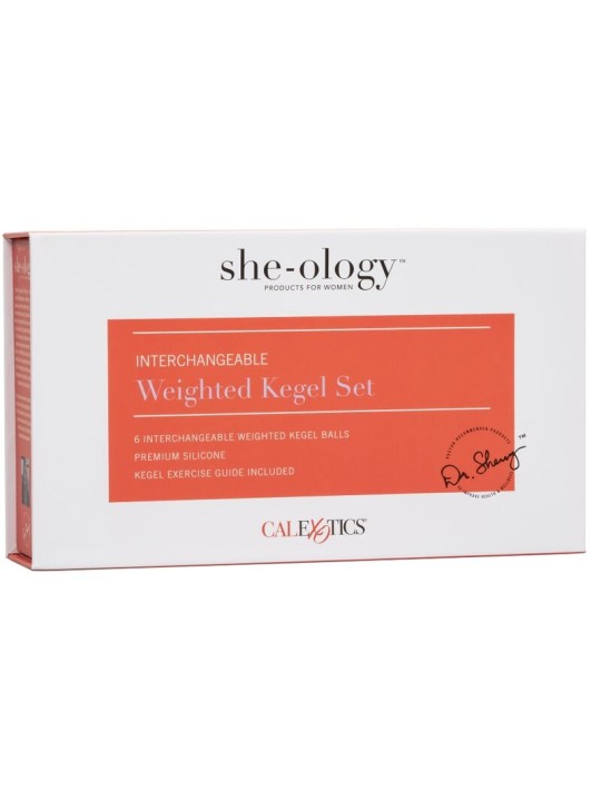CALEXOTICS SHE OLOGY SET BOLAS KEGEL INTERCAMBIABLES