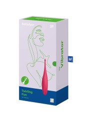 SATISFYER TWIRLING FUN ESTIMULADOR CLITORIS ROJO