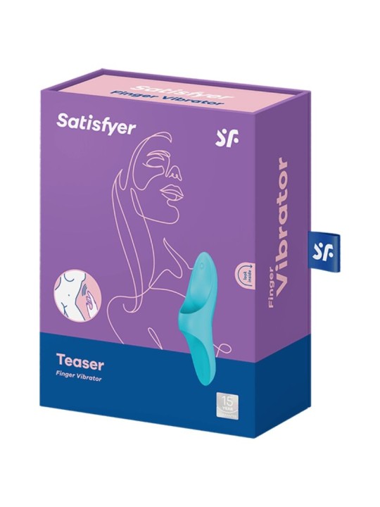 SATISFYER TEASER DEDAL VIBRADOR AZUL LIGHT