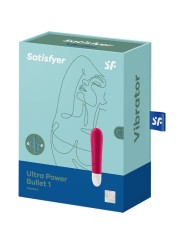 SATISFYER ULTRA POWER BULLET 1 BALA VIBRADORA ROJA