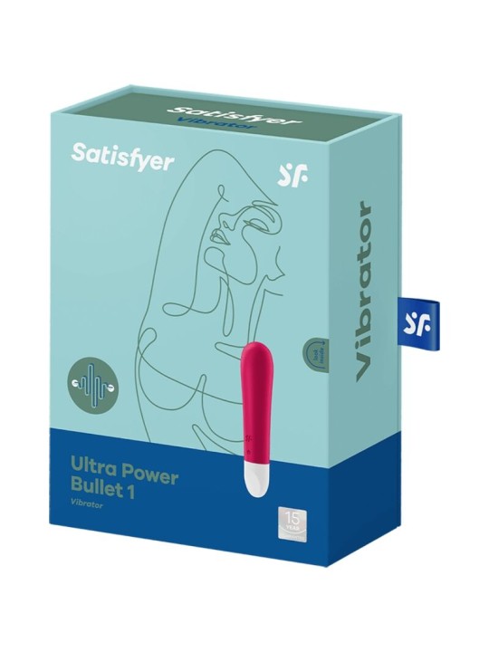 SATISFYER ULTRA POWER BULLET 1 BALA VIBRADORA ROJA