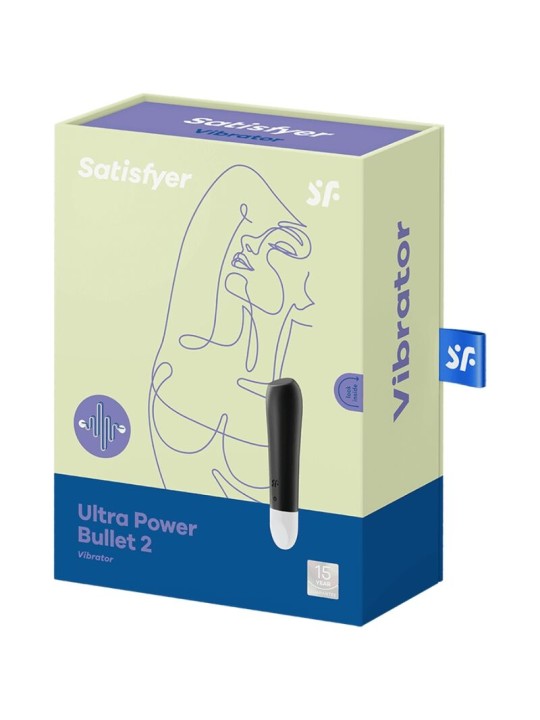 SATISFYER ULTRA POWER BULLET 2 BALA VIBRADORA NEGRA