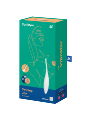 SATISFYER TWIRLING JOY ESTIMULADOR CLITORIS BLANCO