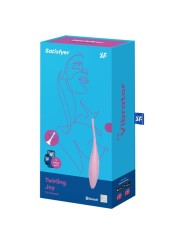 SATISFYER TWIRLING JOY ESTIMULADOR CLITORIS ROSA