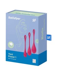 SATISFYER YONI POWER 1 KIT DE ENTRENAMIENTO ROJO