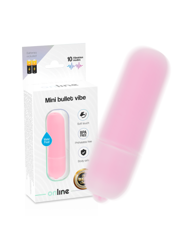 ONLINE MINI BALA VIBRADORA ROSA