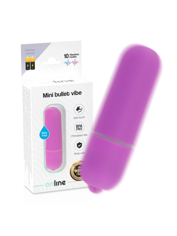 ONLINE MINI BALA VIBRADORA LILA