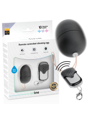 ONLINE HUEVO VIBRADOR CONTROL REMOTO S NEGRO