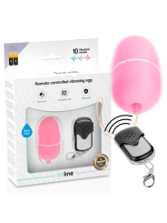 ONLINE HUEVO VIBRADOR CONTROL REMOTO M ROSA