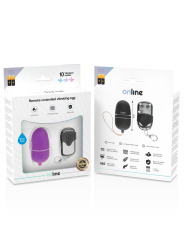 ONLINE HUEVO VIBRADOR CONTROL REMOTO M LILA