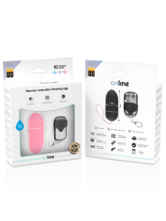 ONLINE HUEVO VIBRADOR CONTROL REMOTO L ROSA