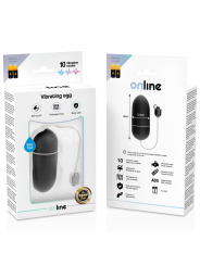 ONLINE HUEVO VIBRADOR WATERPROOF NEGRO