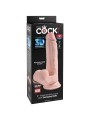 KING COCK PLUS 3D DILDO SWINGING BALLS 203 CM