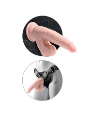 KING COCK PLUS 3D DILDO SWINGING BALLS 127 CM