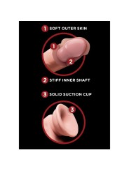 KING COCK PLUS 3D DILDO SWINGING BALLS 127 CM