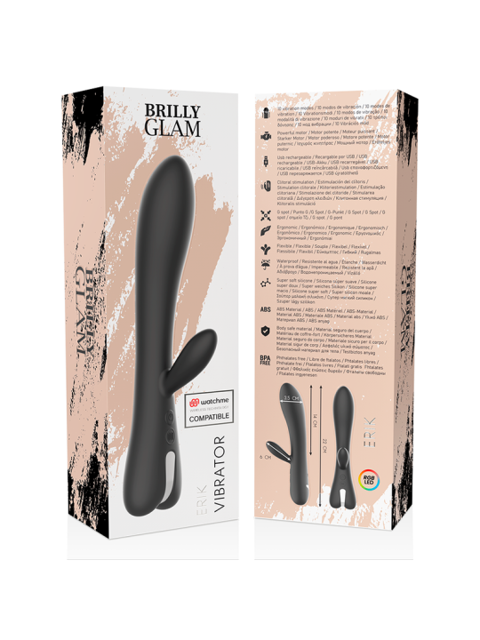 BRILLY GLAM ERIK VIBRADOR COMPATIBLE CON WATCHME WIRELESS TECHNOLOGY
