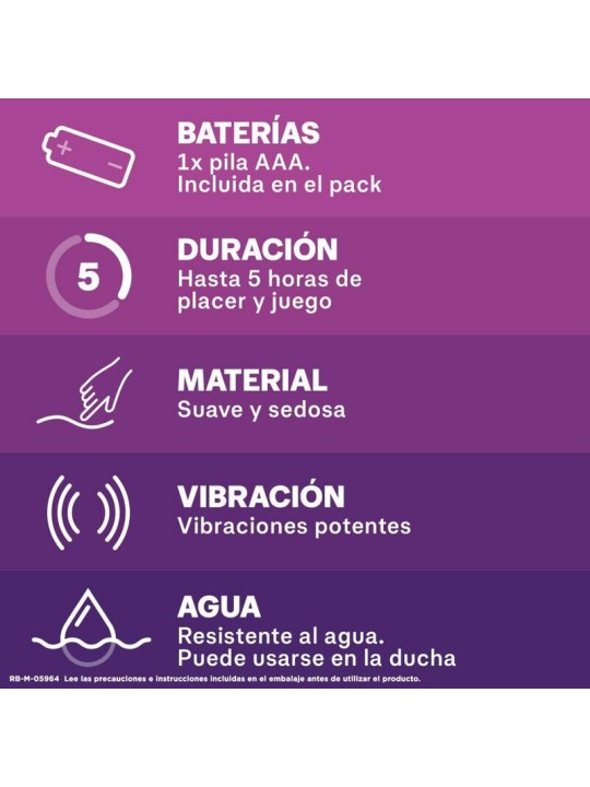 DUREX INTENSE ORGASMIC PURE PLEASURE BALA VIBRADORA