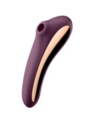 SATISFYER DUAL KISS ESTIMULADOR CLITORIS PURPURA