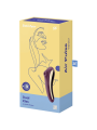 SATISFYER DUAL KISS ESTIMULADOR CLITORIS PURPURA