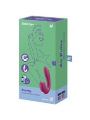 SATISFYER SUNRAY ESTIMULADOR Y VIBRADOR APP ROJO