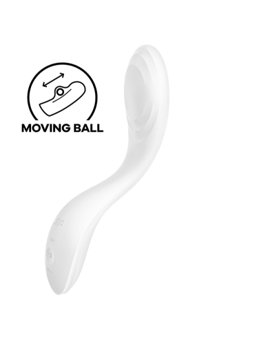 SATISFYER RRROLLING PLEASURE VIBRADOR PUNTO G BLANCO