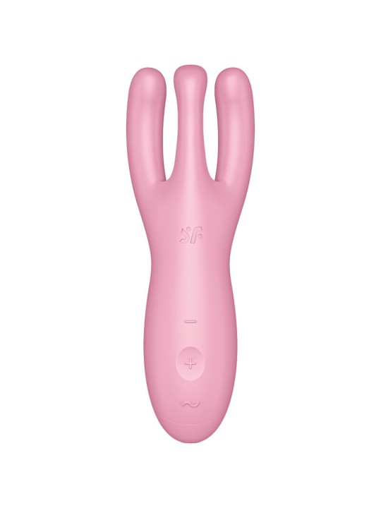 SATISFYER THREESOME 4 VIBRADOR APP ROSA