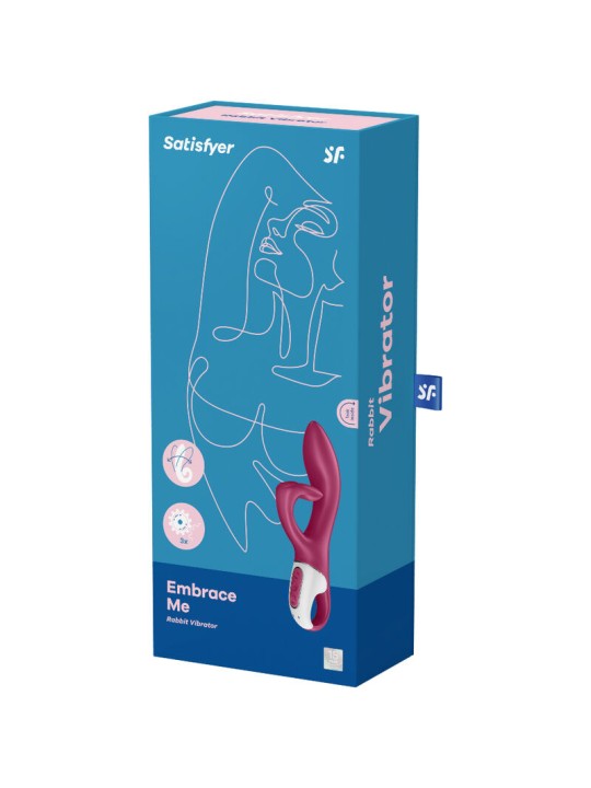 SATISFYER EMBRACE ME VIBRADOR PUNTO G ROJO
