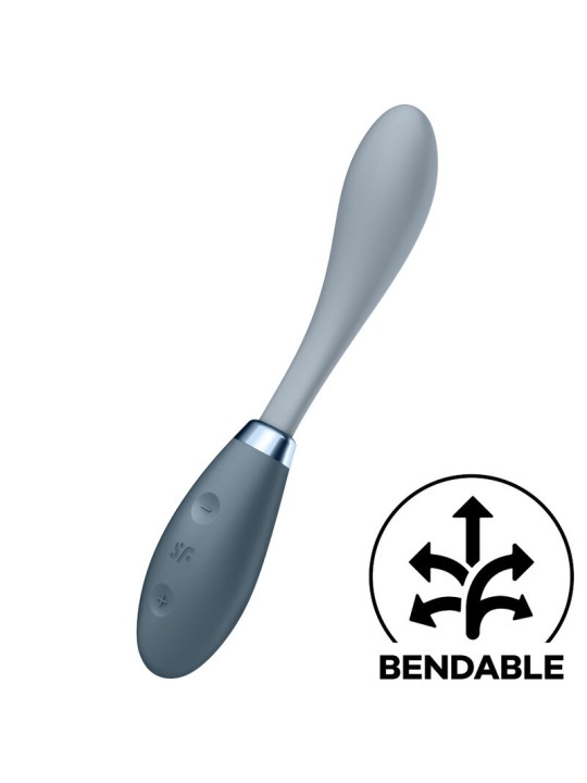 SATISFYER G SPOT FLEX 3 MULTI VIBRADOR GRIS