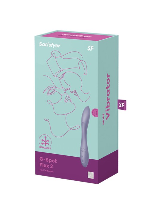 SATISFYER G SPOT FLEX 2 MULTI VIBRADOR MORADO