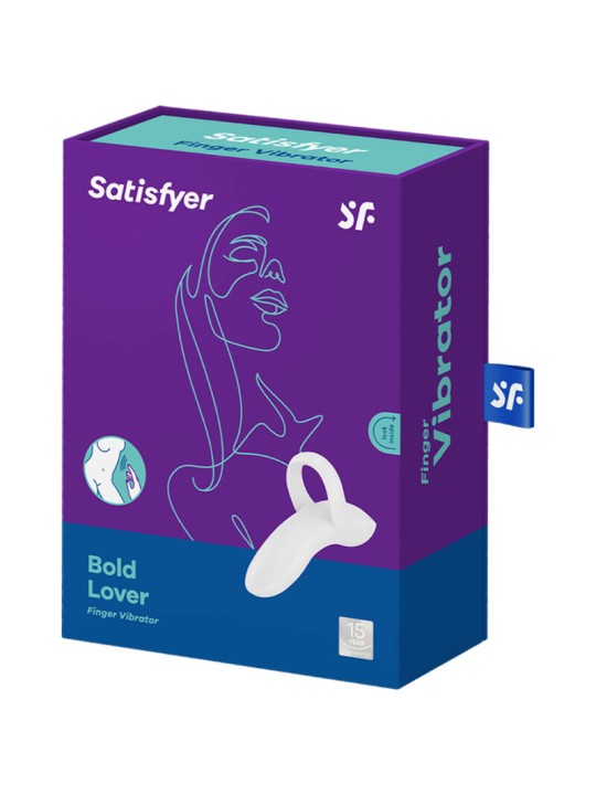 SATISFYER BOLD LOVER DEDAL VIBRADOR BLANCO