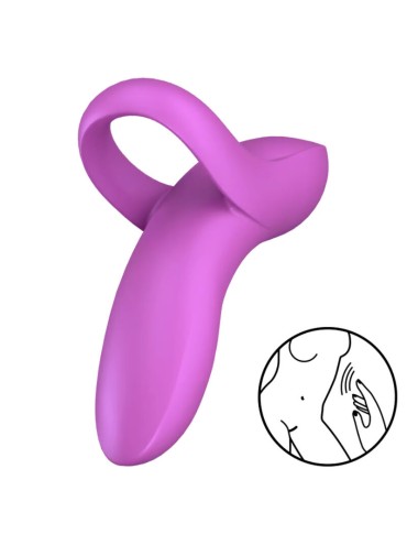 SATISFYER BOLD LOVER DEDAL VIBRADOR BLANCO