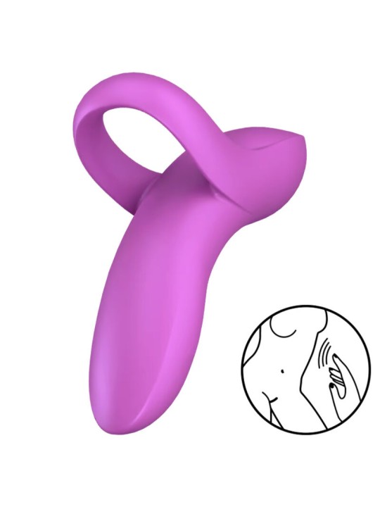 SATISFYER BOLD LOVER DEDAL VIBRADOR BLANCO