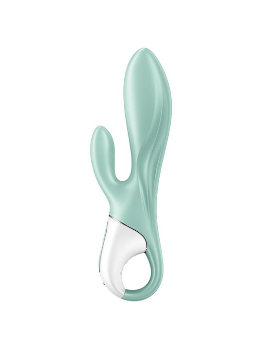 SATISFYER AIR PUMP BUNNY 5 VIBRADOR RABBIT INFLABLE APP VERDE