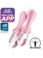 SATISFYER AIR PUMP BOOTY 5 VIBRADOR ANAL INFLABLE ROSA