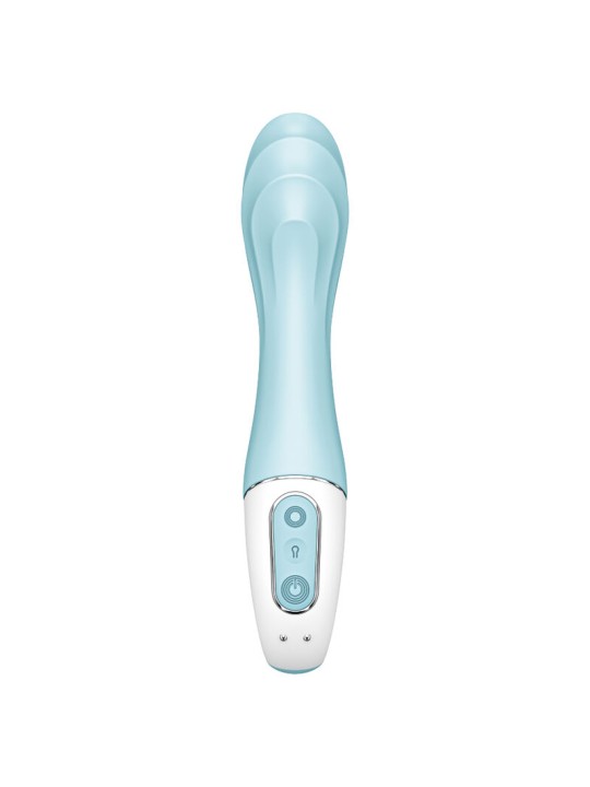 SATISFYER AIR PUMP VIBRATOR 5 VIBRADOR PUNTO G INFLABLE APP AZUL