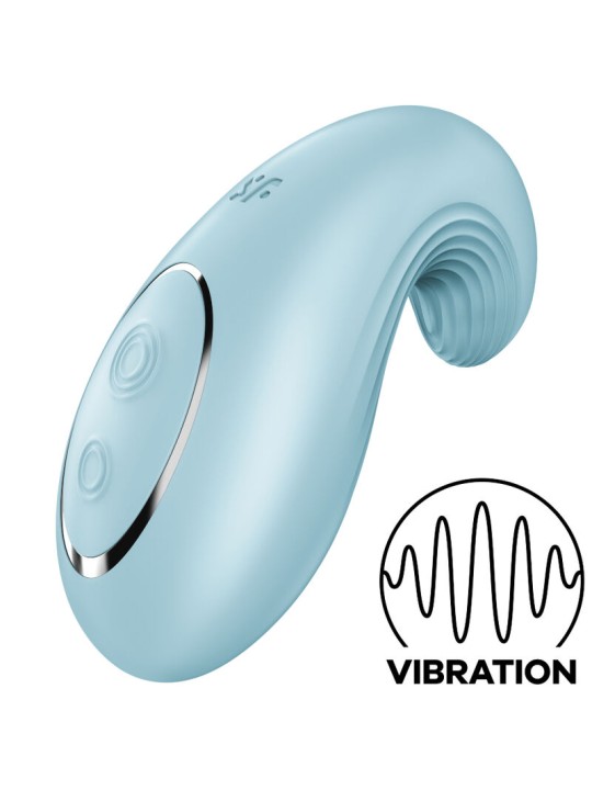 SATISFYER DIPPING DELIGHT VIBRADOR LAY ON AZUL
