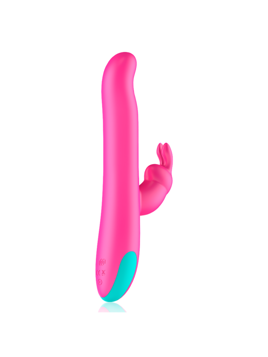 HAPPY LOKY PLUTO RABBIT VIBRATOR ROTATOR COMPATIBLE CON WATCHME WIRELESS TECHNOLOGY