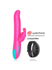 HAPPY LOKY PLUTO RABBIT VIBRATOR ROTATOR COMPATIBLE CON WATCHME WIRELESS TECHNOLOGY