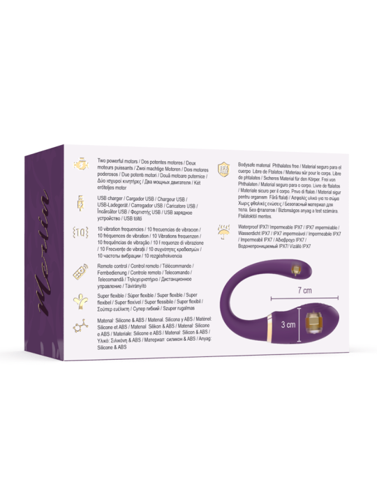 TREASURE MERLIN DOUBLE COUPLE VIBRATOR CONTROL REMOTO