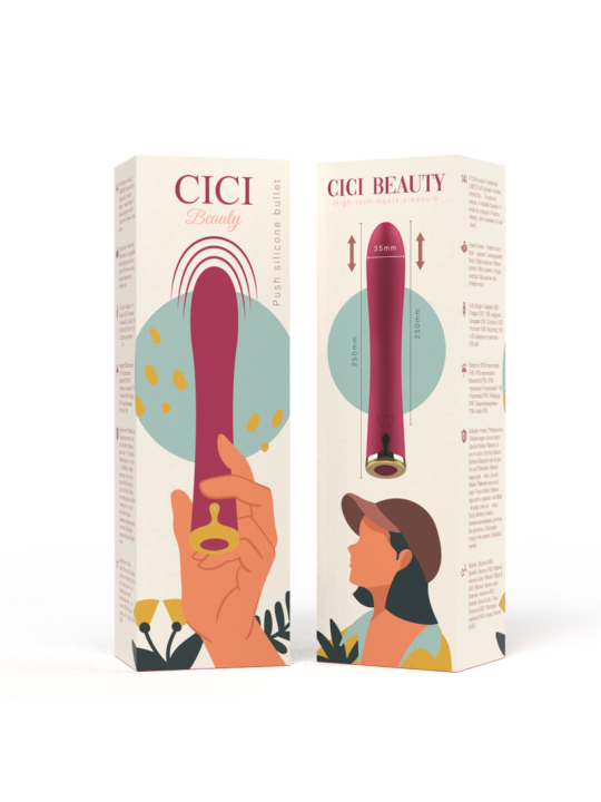 CICI BEAUTY VIBRADOR PREMIUM SILICONE UP DOWN