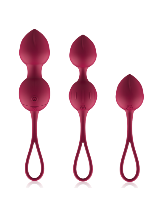CICI BEAUTY PREMIUM SILICONE 3 VIBRATING KEGEL BEADS REMOTE CONTROL