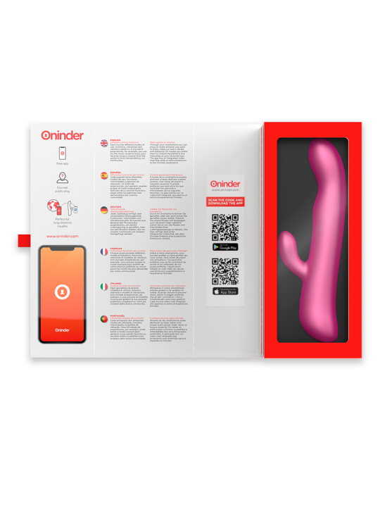 ONINDER OSLO VIBRACION Y ROTACION ROSA APP GRATUITA