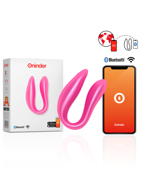 ONINDER LISBOA ESTIMULADOR PUNTO G CLITORIS ROSA APP GRATUITA ROSA
