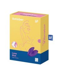 SATISFYER LOVE RIOT VIBRADOR DEDAL MORADO